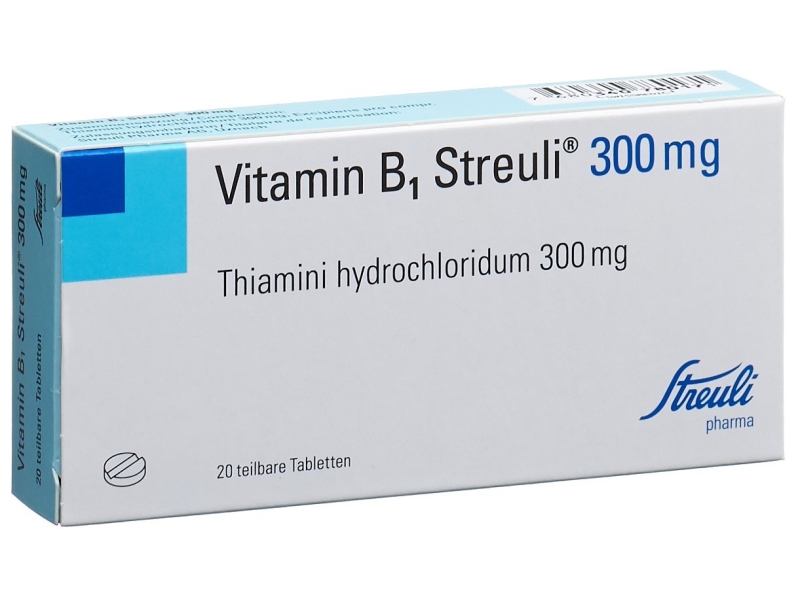 VITAMINE B1 STREULI comprimés 300 mg blister 20 pièces
