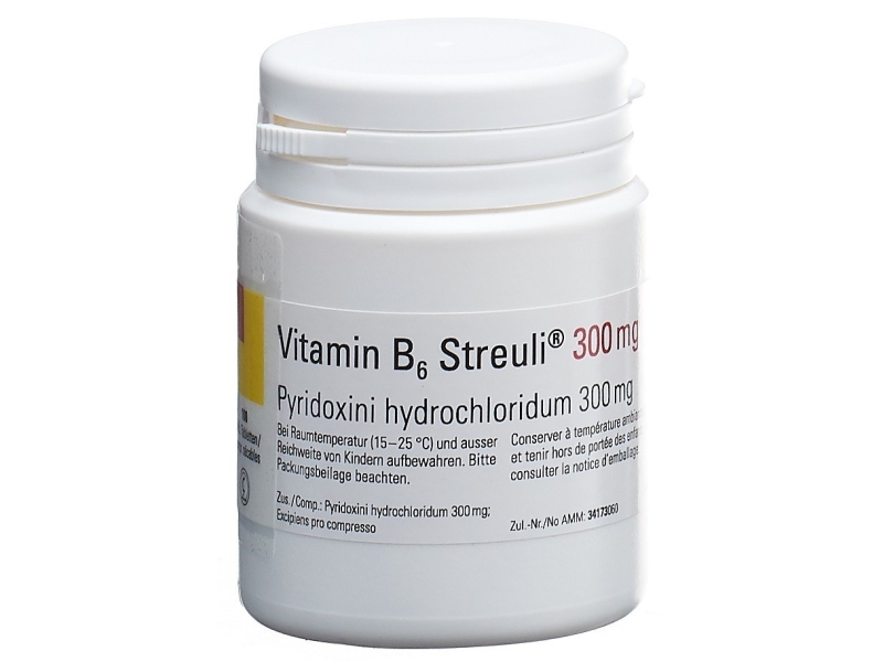 VITAMINE B6 STREULI comprimés 300 mg 100 pièces