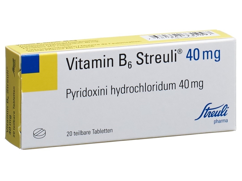 VITAMINE B6 STREULI comprimés 40 mg blister 20 pièces