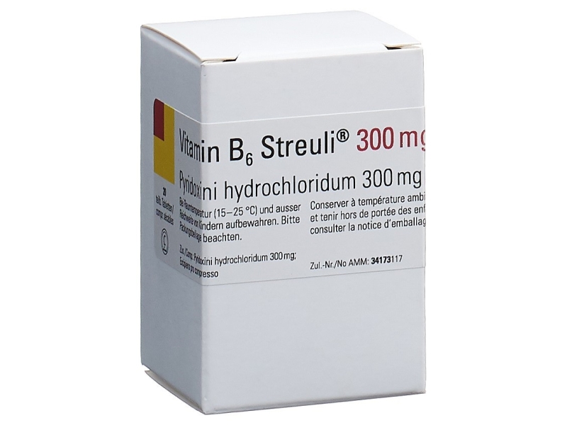 VITAMINE B6 STREULI comprimés 300 mg 20 pièces