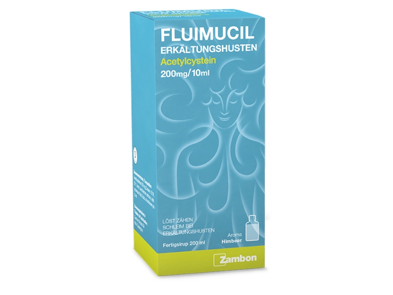 FLUIMUCIL sirop contre la toux 200 mg/10ml 200 ml