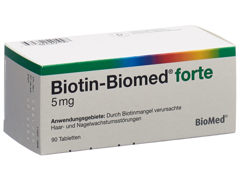BIOTIN Biomed forte Tabl 5 mg 90 Stk