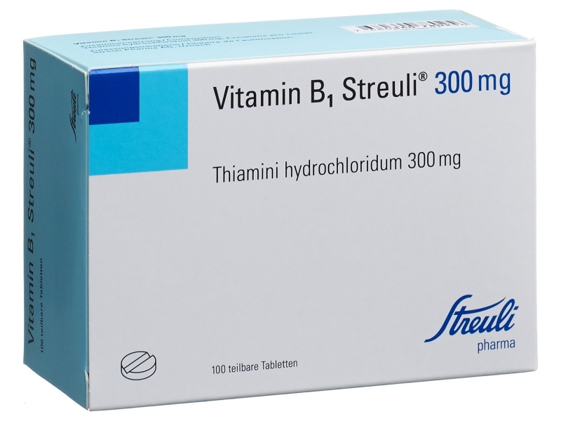VITAMIN B1 Streuli Tabletten 300 mg 100 Stück