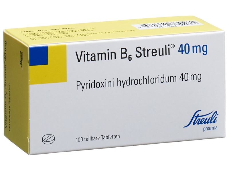 VITAMIN B6 Streuli Tabletten 40 mg 100 Stück