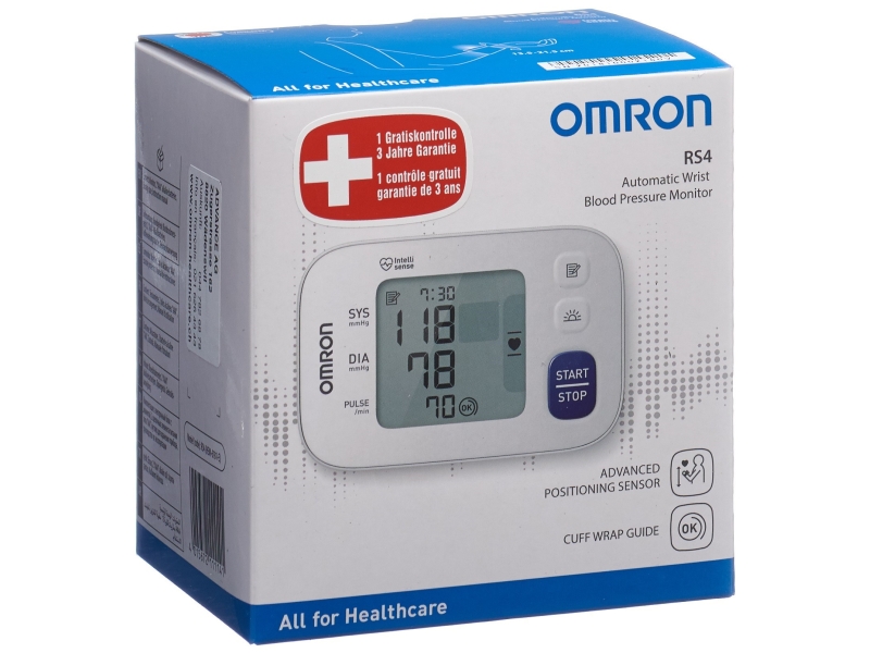 OMRON Blutdruck Handgelenk RS4 Gratisservice