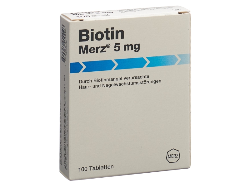 BIOTIN Merz Tabl 5 mg 100 Stk