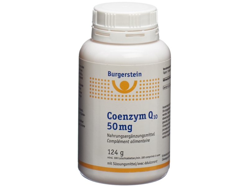 Burgerstein Coenzyme Q10 compresse da succhiare 50 mg 100 pezzi