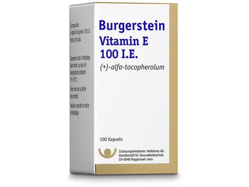 BURGERSTEIN Vitamin E Kaps 100 E 100 Stk